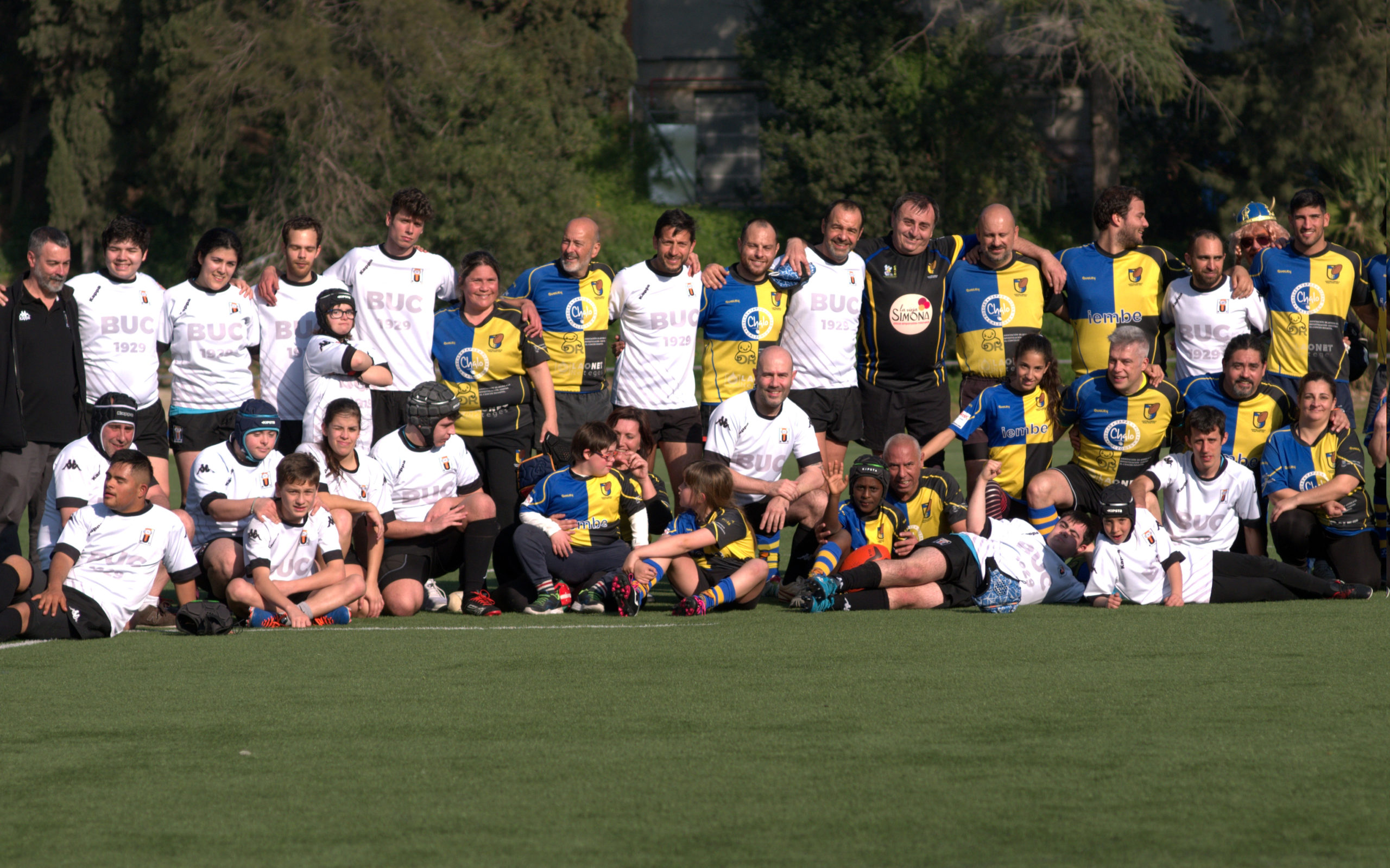 Jornada de rugby inclusivo con BUC, CRUC y Les Abelles