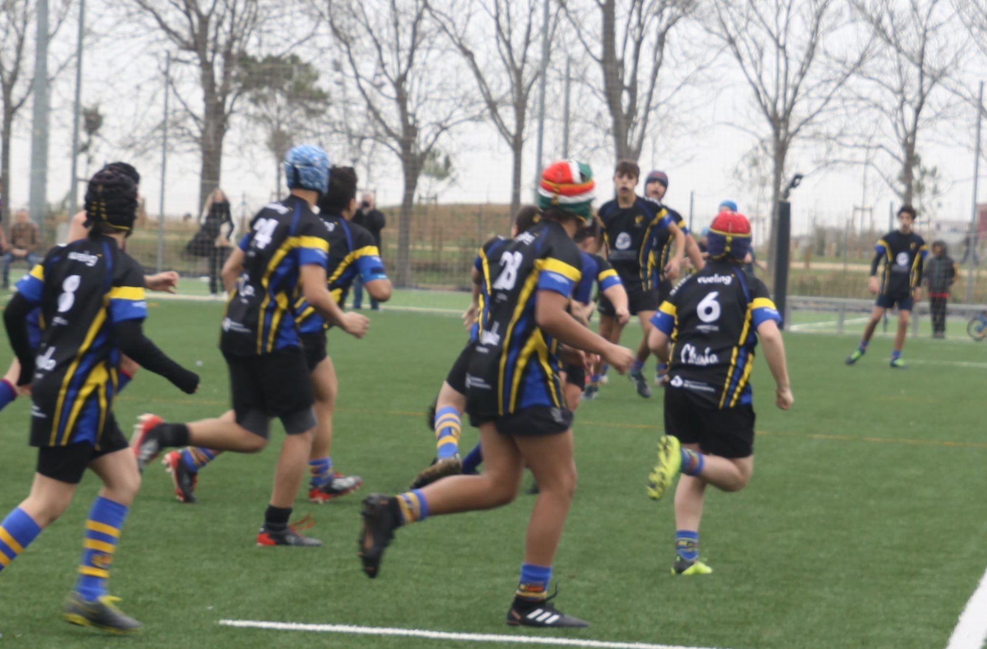 Partido del CRUC Sub 14 en la liga catalana