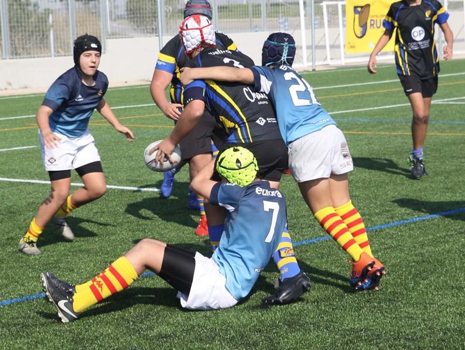 Partido del CRUC Sub 14 contra la Santboiana, con un resultado de 0-100