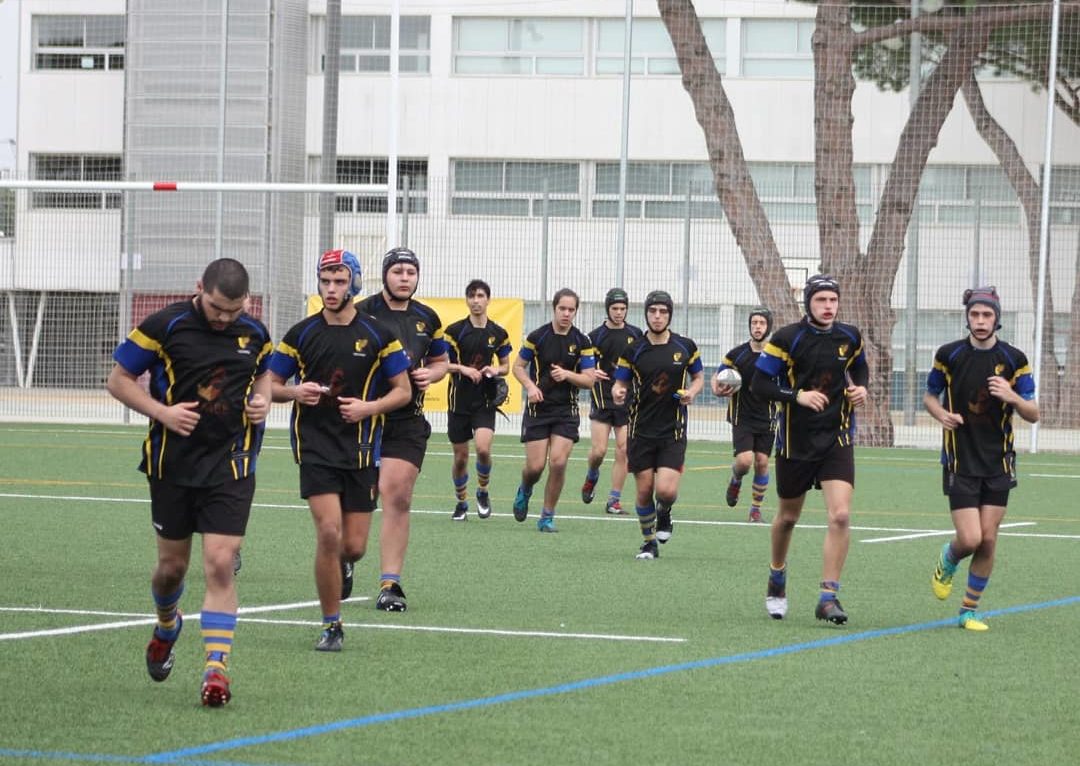 Partido entre CRUC Sub 18 y Barcelona Rugby. Victoria de los visitantes