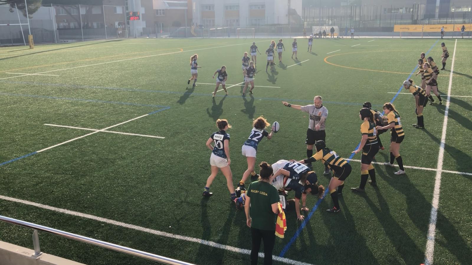 partido del UES CRUC Femenino de la liga femenina de rugby