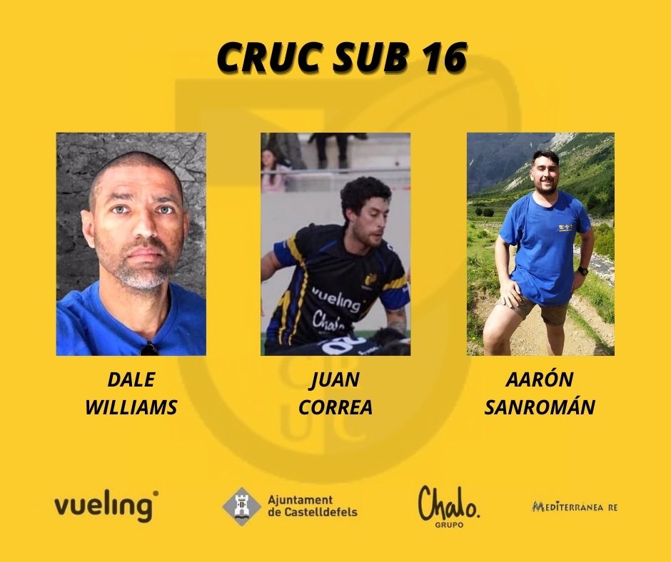 infografía de los entrenadores cruc sub 16 temporada 20/21