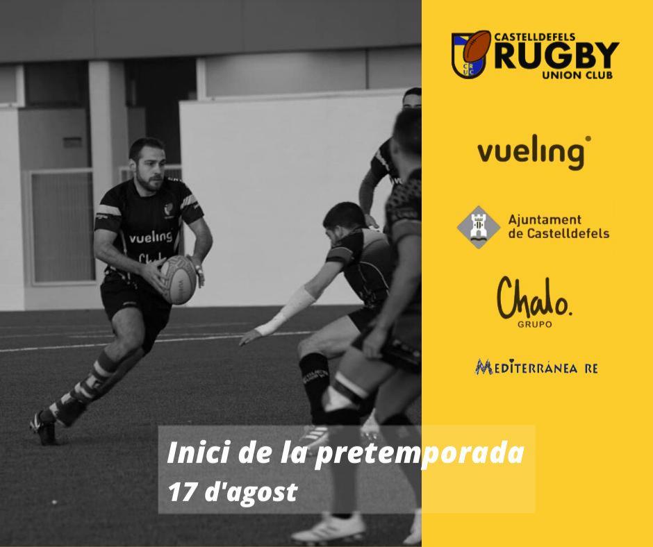 pretemporada Castelldefels Rugby Union Club en agosto