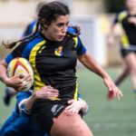 Linda Lopez, jugadora de rugby femenino del CRUC, elegida mejor 6 de la década