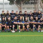 equipo del CRUC senior masculino después de una de sus victorias mas relevantes