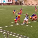 partido entre el equipo femenino CRUC - UE Santboiana y el VPC Andorra en el estadi Baldiri Aleu de Sant Boi de Llobregat