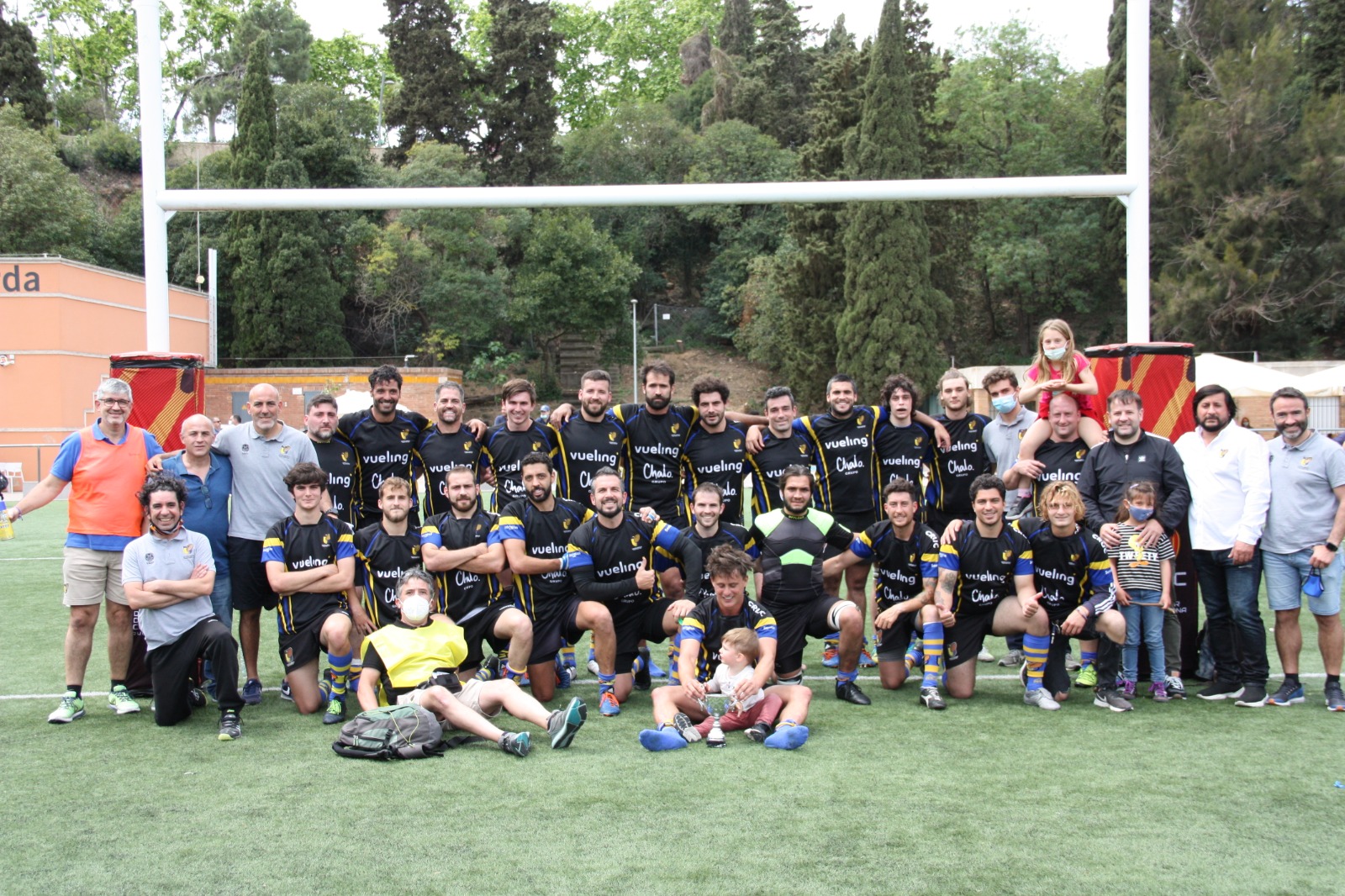 Foto del CRUC senior masculino, subcampeones de catalunya