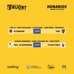 Agenda del Castelldefels rugby para el sábado 29 de mayo