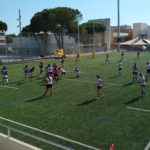 imagen del partido entre el UES CRUC femenino y el CR Sant Cugat