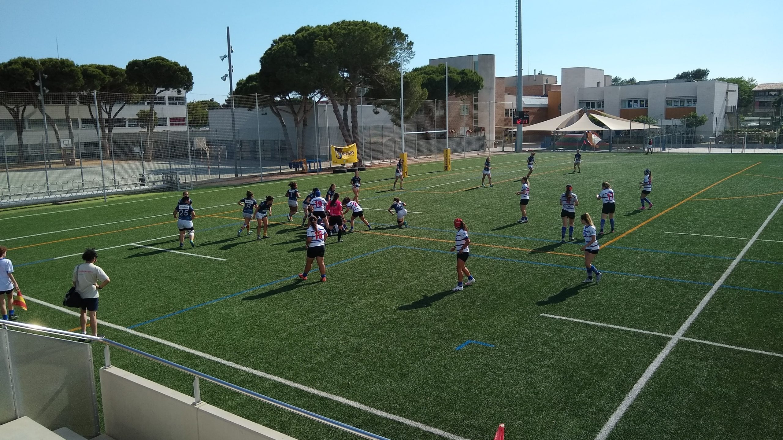 imagen del partido entre el UES CRUC femenino y el CR Sant Cugat