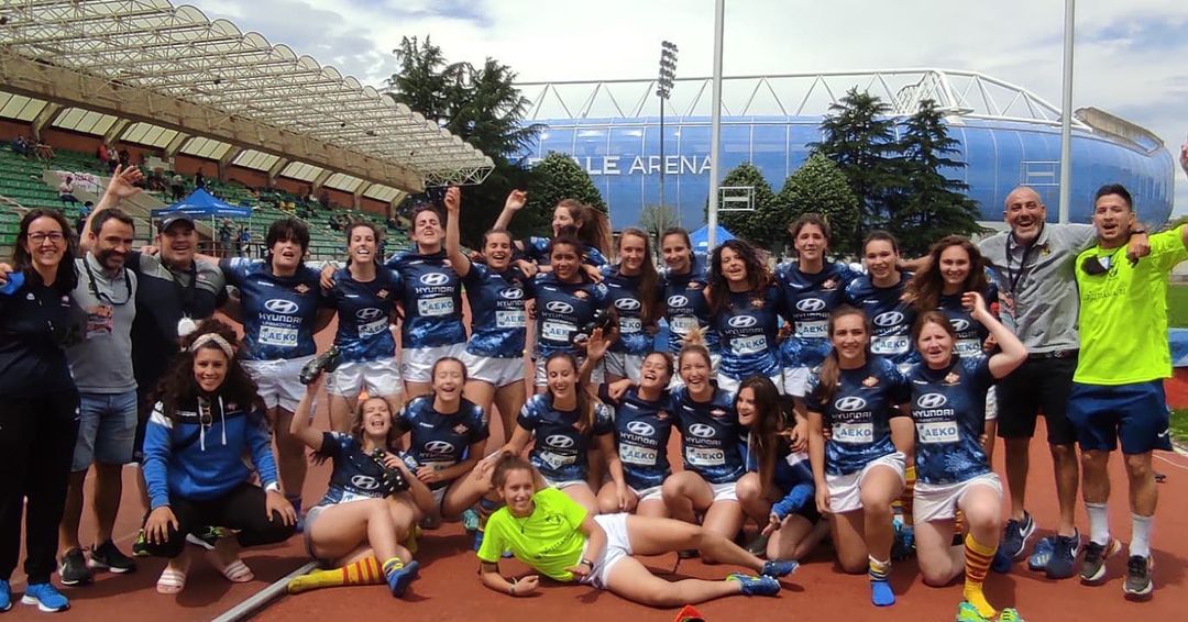 foto del equipo senior femenino en San Sebastian Donosti