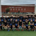 Foto de equipo del CRUC senior masculino, correspondiente al partido contra el CN Poble Nou