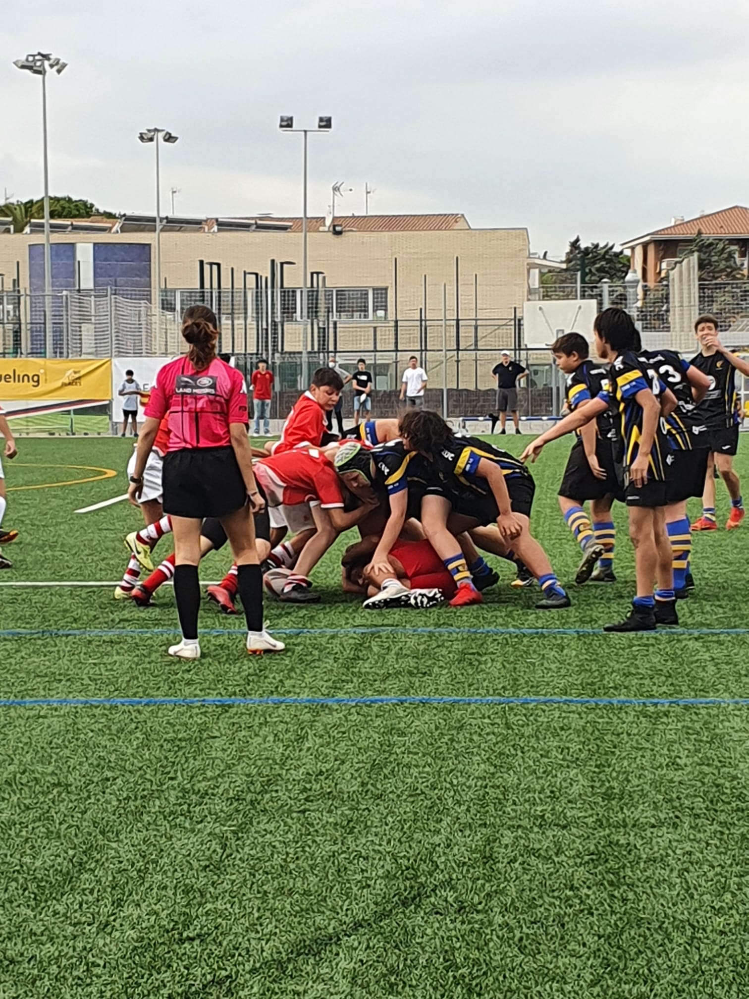 imagen del partido entre el CRUC sub 14 y el GEIEG de Girona, segunda jornada de la Fase Previa