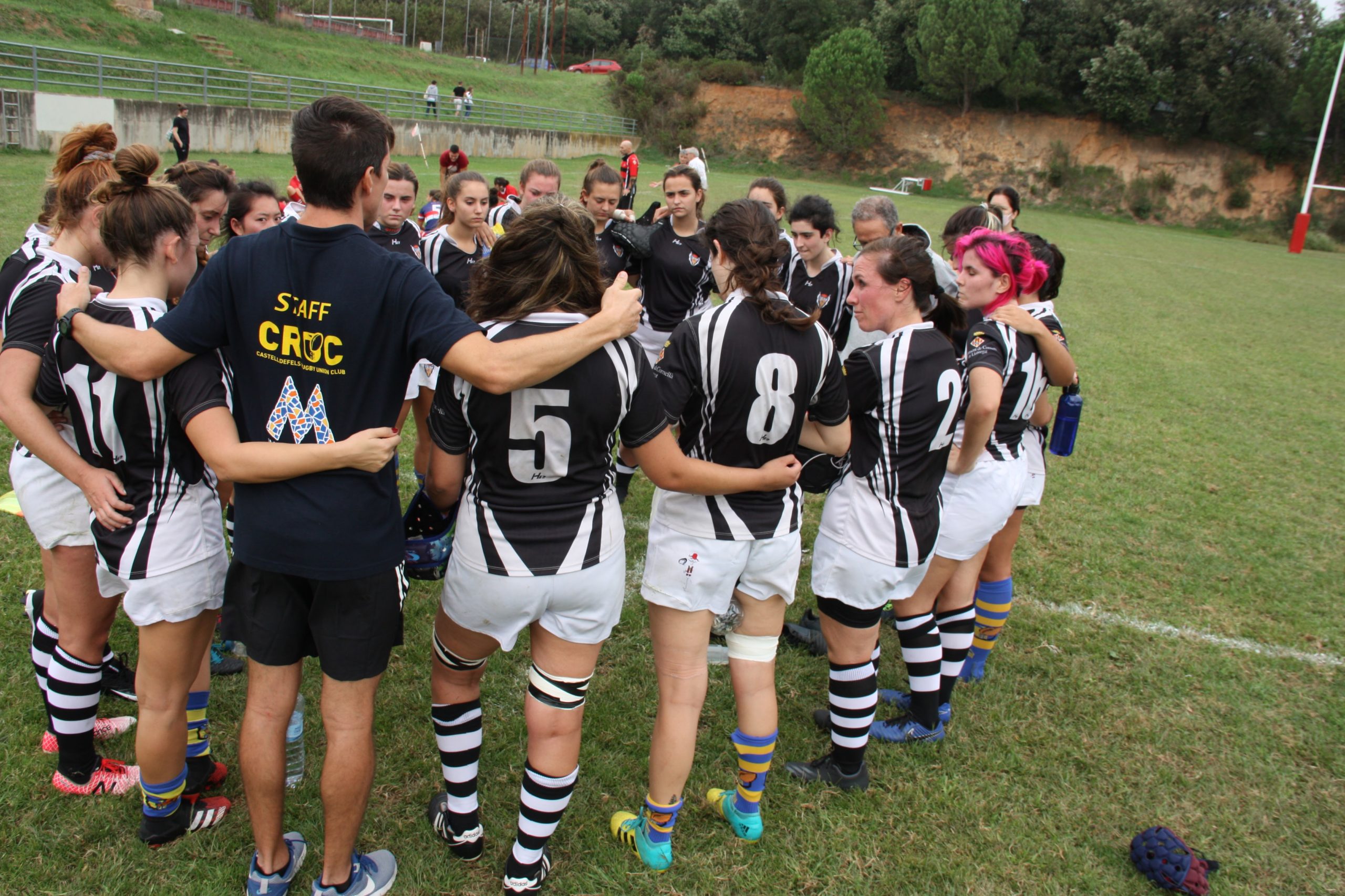 imagen del CRUC RC Cornellá senior femenino, en la temporada 2021 2022